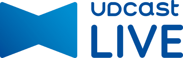 UDCast LIVE ロゴマーク