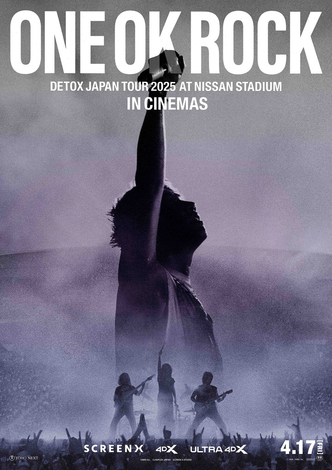 作品画像：ONE OK ROCK DETOX JAPAN TOUR 2025 AT NISSAN STADIUM IN CINEMAS